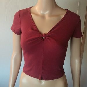 🎈3/$15 ribbed knit crop top M